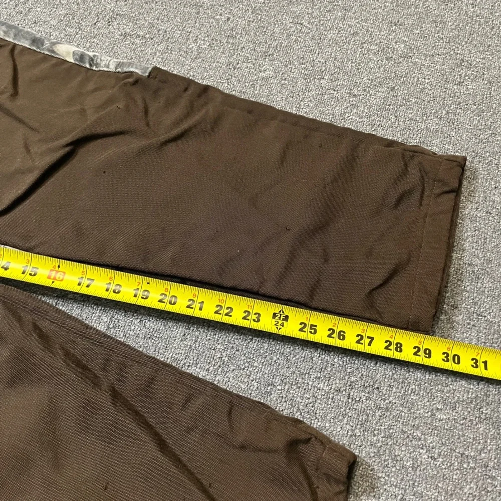 Vintage Wrangler Hunting Pants 40x30 Camo Brown Brush Guard Field Trousers‎ 90s